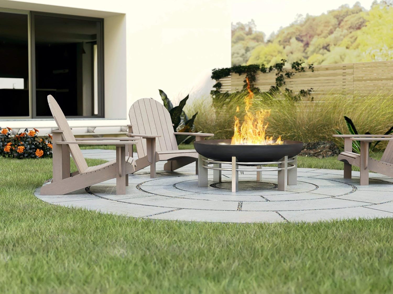Curonian Modern Jura Luxury Fire Pit 31.1