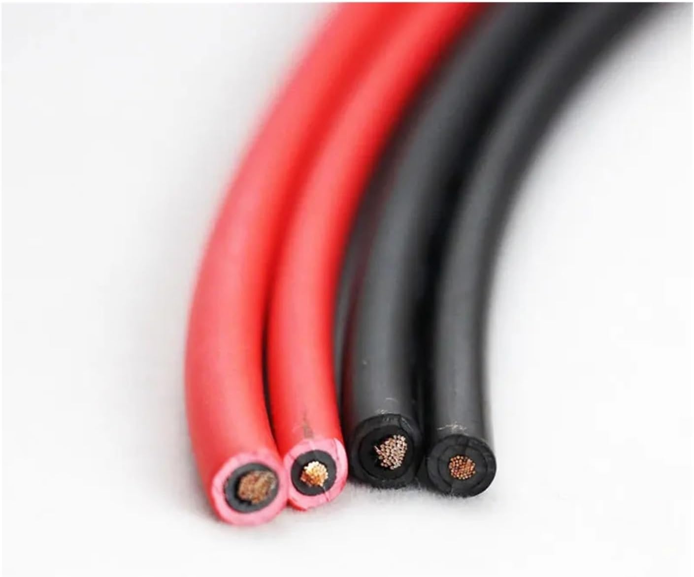 100M 4mm2 Photovoltaic Cable Solar Power Cable Wire for PV Panels Connection Red Or Black(Black)