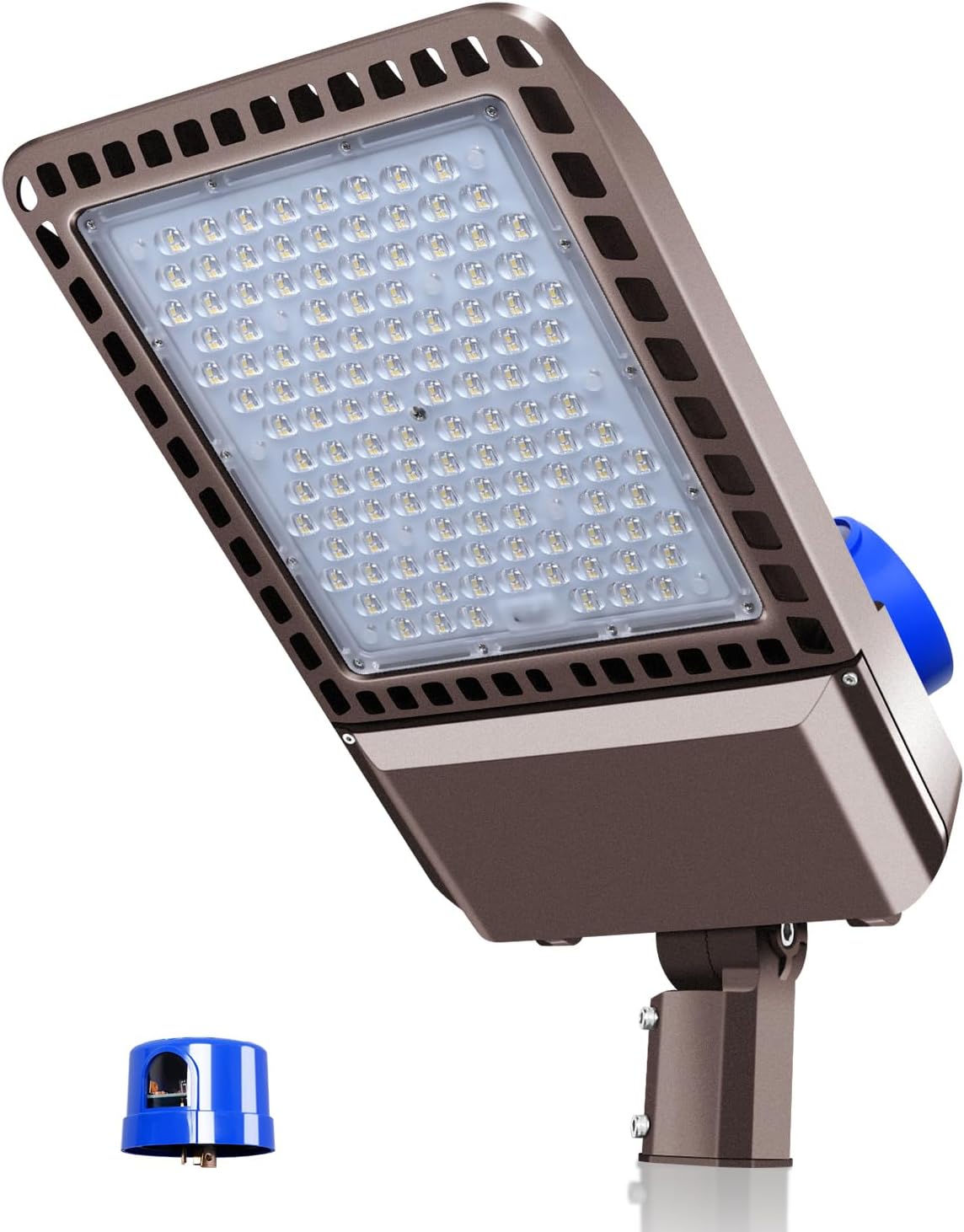 45000LM LED Parking Lot Light 300W 150LM/W led Shoebox Dusk to Dawn Outdoor Flood Lights for Street IP65 Waterproof 5500K 100-277V Commercial Exterior Fixture for Stadium,Yard,Park