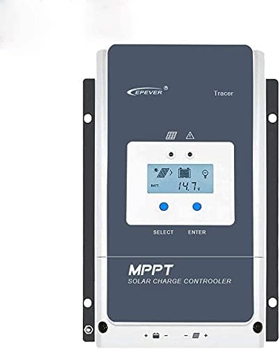 EPEVER 100A MPPT Solar Charge Controller Tracer-an Series High-Power Charge Controllers Compatible with 12V/24V/36V/48V Lead-Acid and Lithium Batteries (100A)