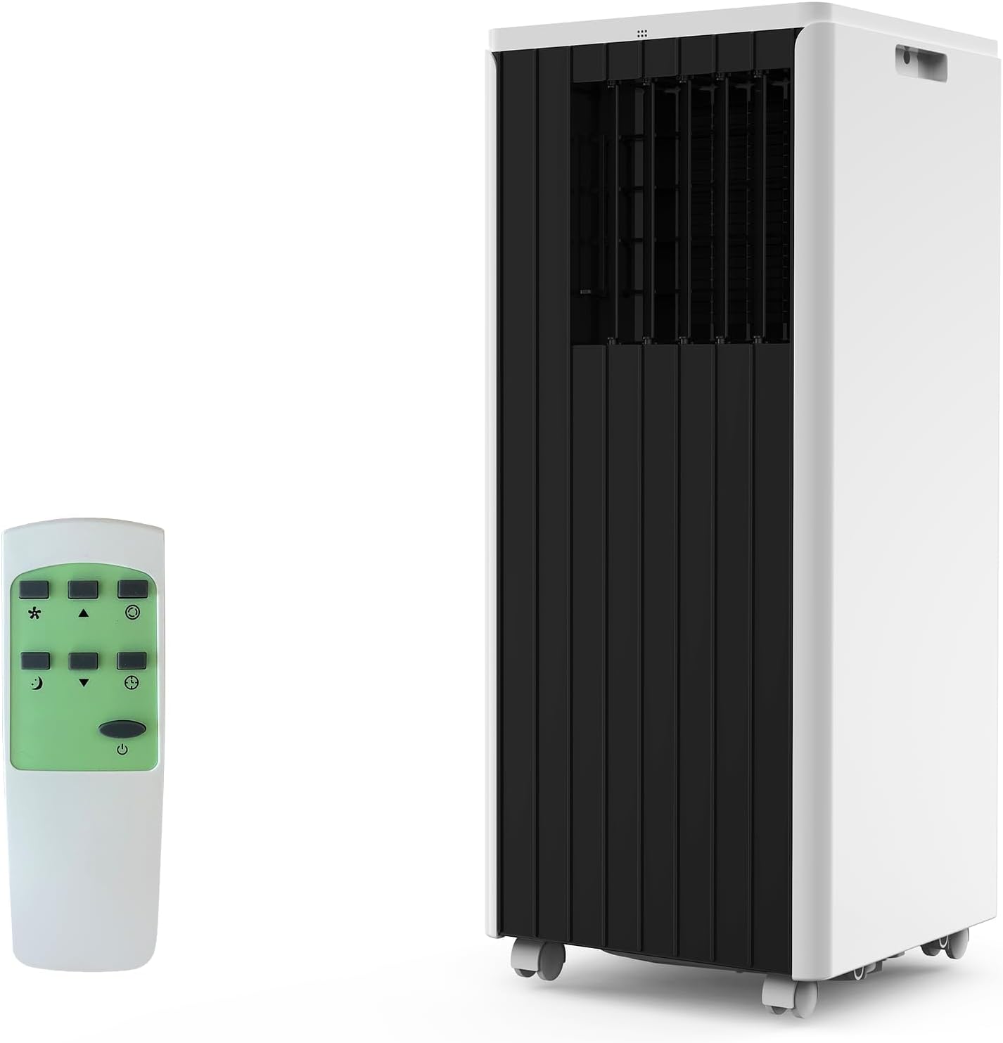 8,000 BTU Portable Air Conditioner for 350 Sq.Ft - Drainage-Free 3 in-1 w/Dehumidifier & Fan, 24-Hour Timer Ultra-Quiet 50dB & No Tools Window Kit for Bedroom/Office