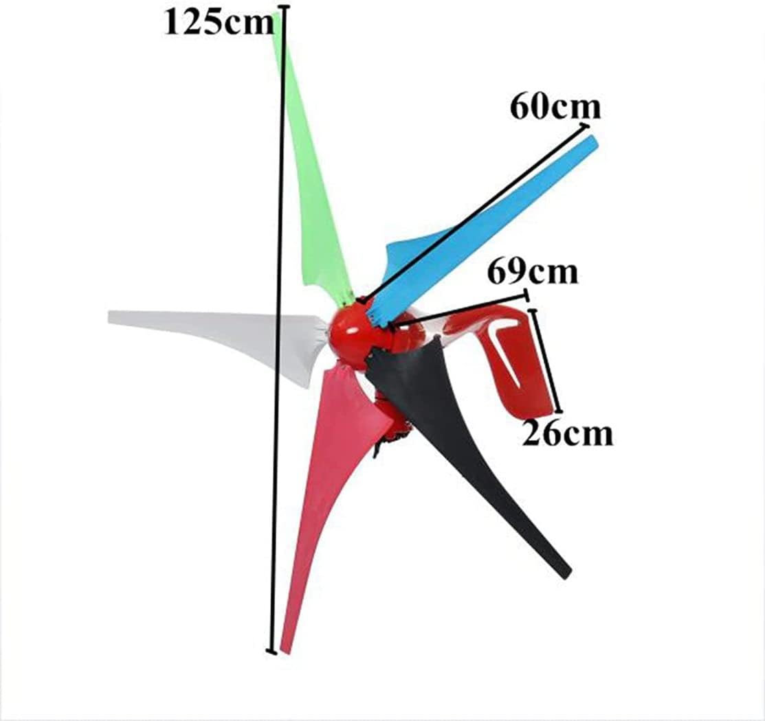 LiuSj JUnSt 9000W Permanent Magnetic Levitation Wind Turbine with Controller, Home Windmill Low Wind Turbine for Home Or Camping