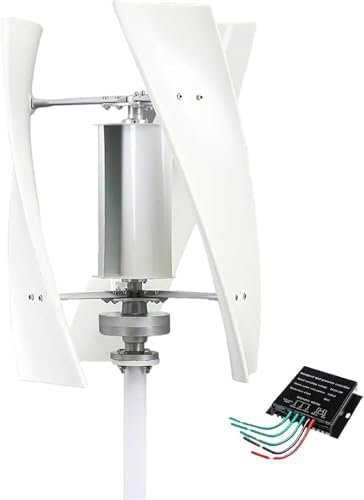 10000W/12000W Quiet Maglev Vertical Wind Turbine Generator Kit with MPPT Controller for Home, RV, Marine - 12V/24V/48V/220V Power Solution (10000W, 48V)