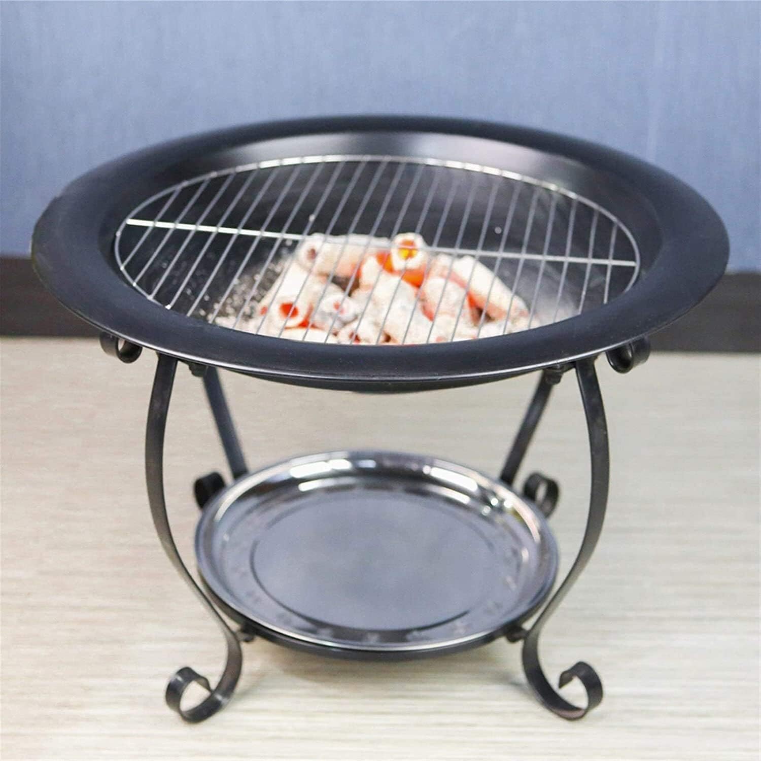 Fire Pits Outdoor Wood Burning Outdoor Fire Tables Patio Steel Grill Fire Pit