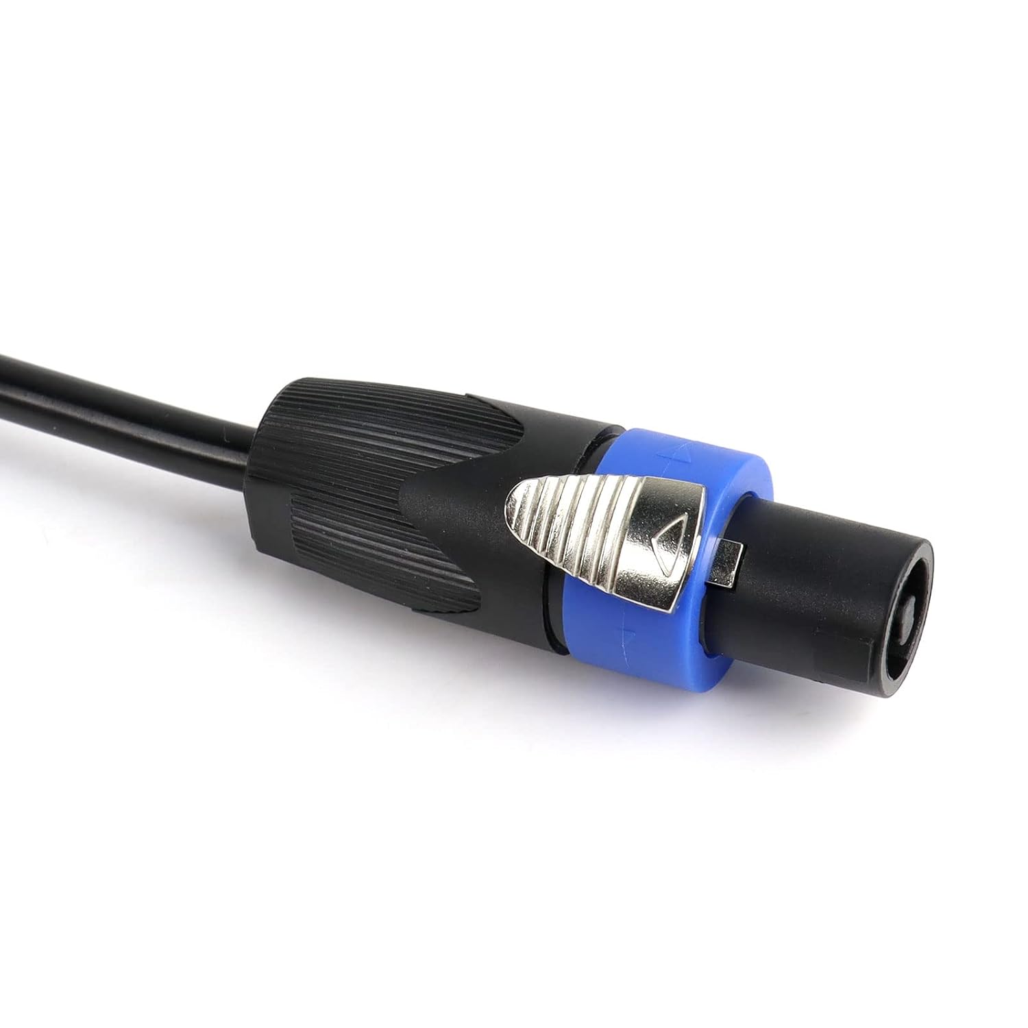 Pack of 3 30 Feet Speakon to Banana Plug Cable with Twist Lock - 3pcs 30 Ft. Compatible Dual Tips Speaker to Power Amp Cord - Pro PA DJ Audio Speak-On Extension Wire 30FT