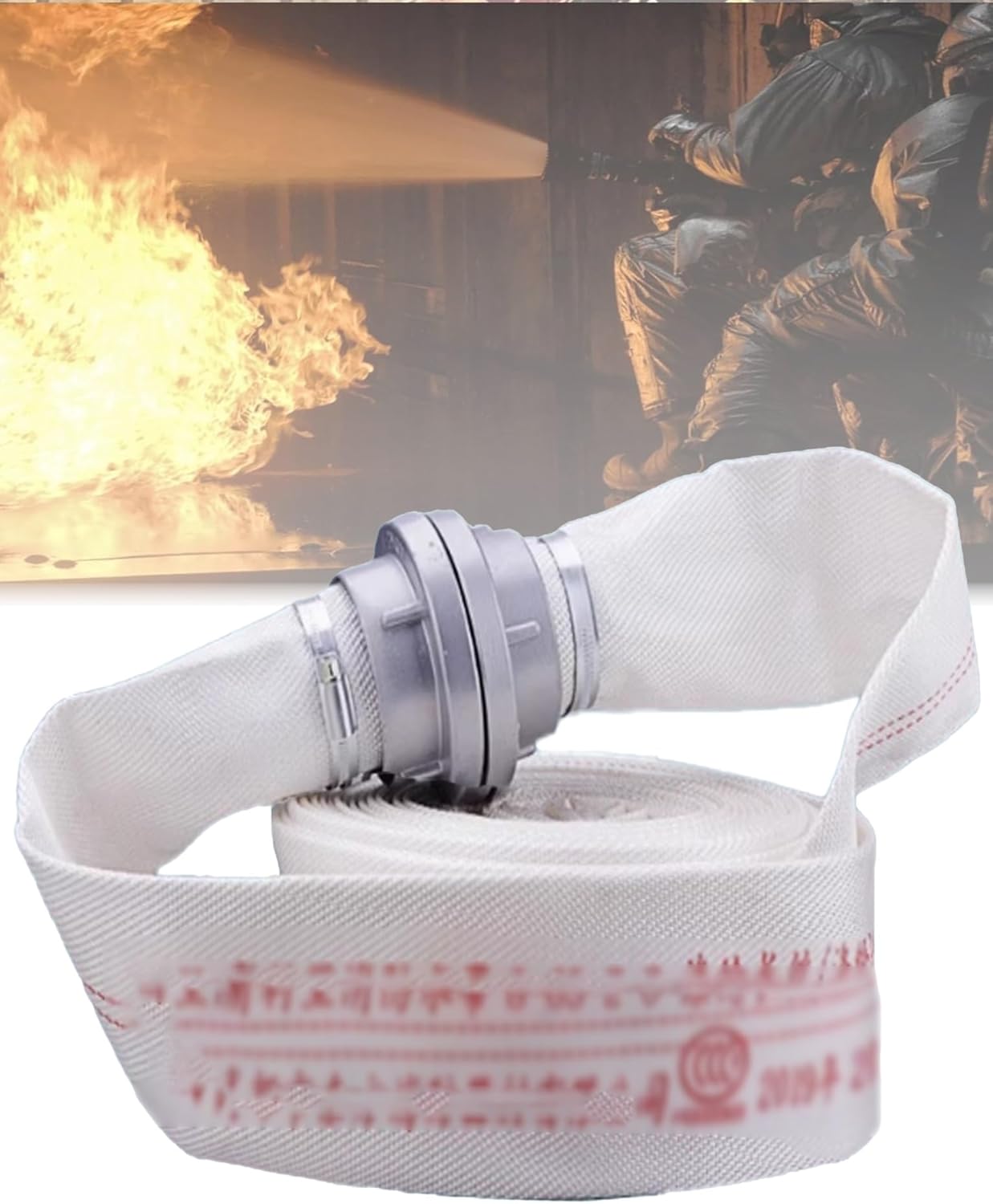 3-Inch Lay Flat Lined Hose, Discharge Hose Pipe,Fire Hose,Piece of Equipment for Versatility and Efficiency in Various Industria(20meter)