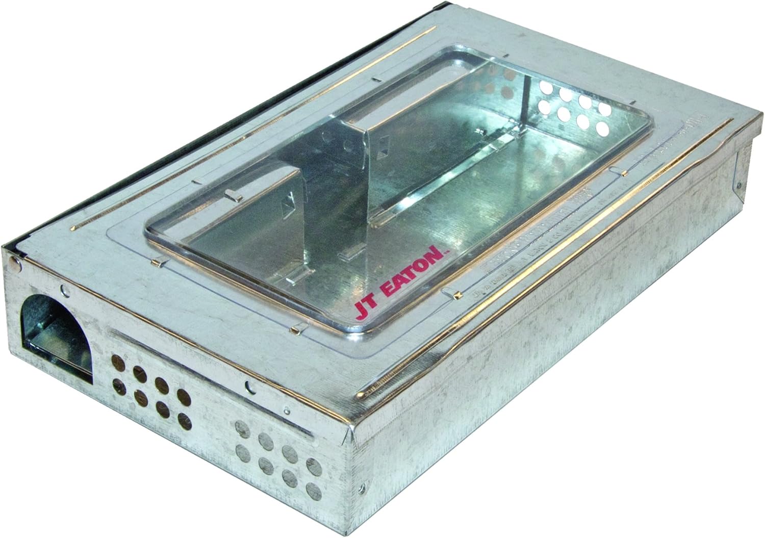 Repeater Multiple Catch Mouse Trap – Galvanized Steel with Clear Window – Humane, Reusable Live Catch Trap for Up to 30 Mice – No Bait Needed, Low-Profile Design