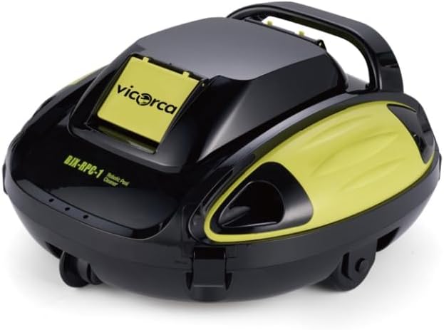 Automatic Robotic Pool Cleaner, 150 Mins Runtime Cordless Pool Vacuum, Self-Parking for Above-Ground Pools up to 914 Sq.Ft.