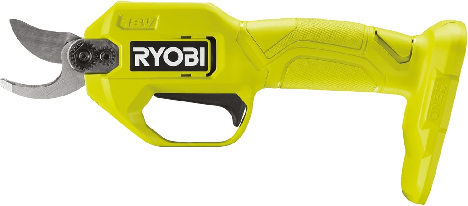 Ryobi RY18SCA-0 18V ONE+ Cordless Secateurs (Bare Tool), Black