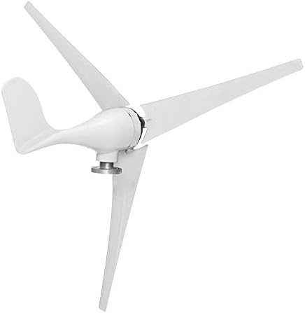 Energy 3/5 Blades Wind Turbine Generator 12V 24V High Efficient for Home Yacht Farm Low Wind Speed Start High Efficiency,5 Blades,12v