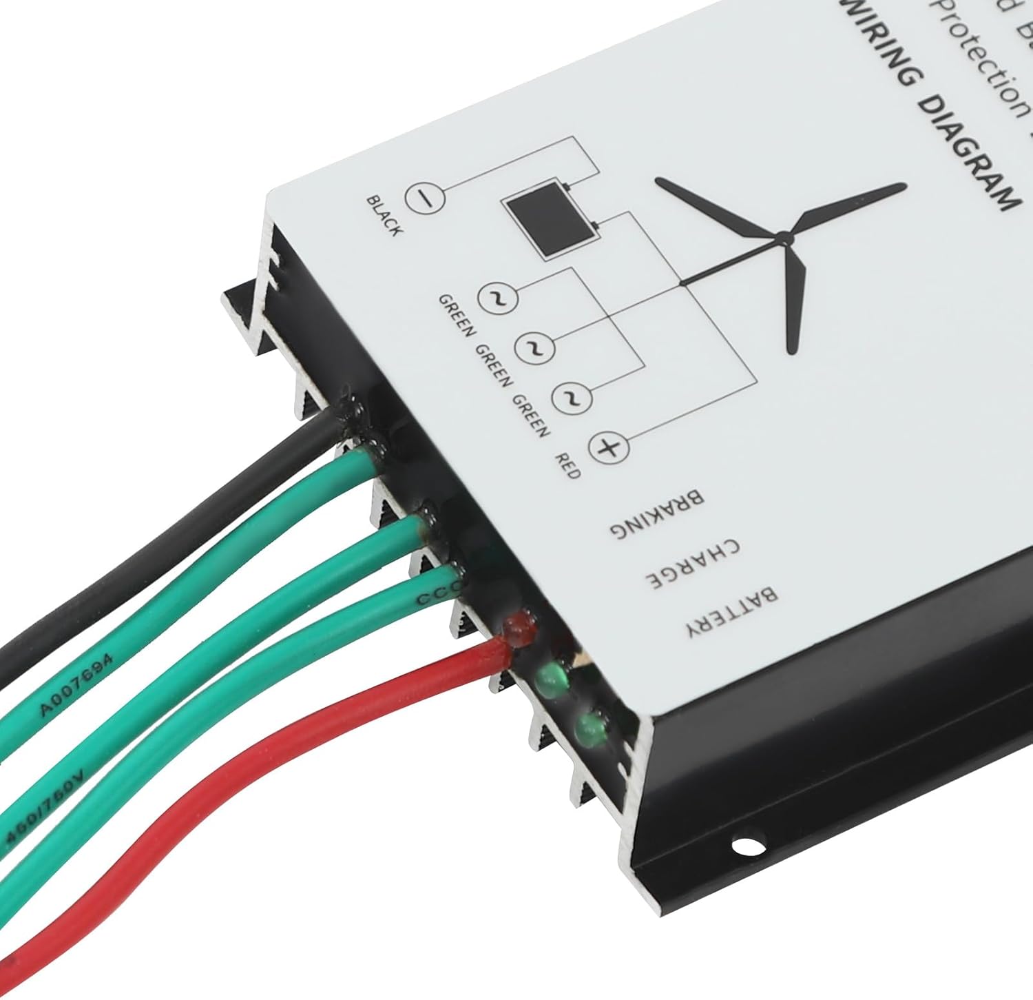 100W Electromagnetic Wind Turbine, 24V Wind Generator w/3 Blades, Copper Wire Permanent Magnet Levitation Generator Kit, Used for Boats, Gazebos, Chalets