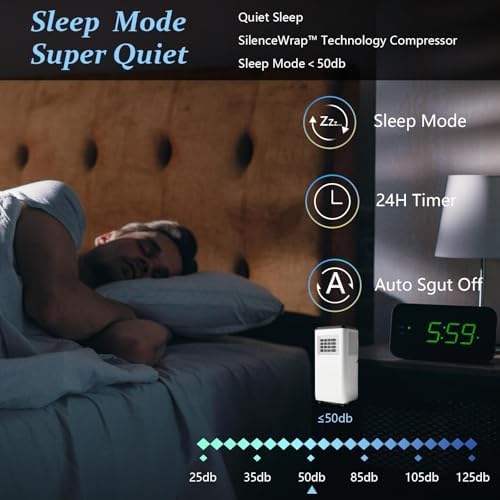 Multifunction Portable Air Conditioner - Cooling Quickly, Low Noise, Quiet Room Ac Unit