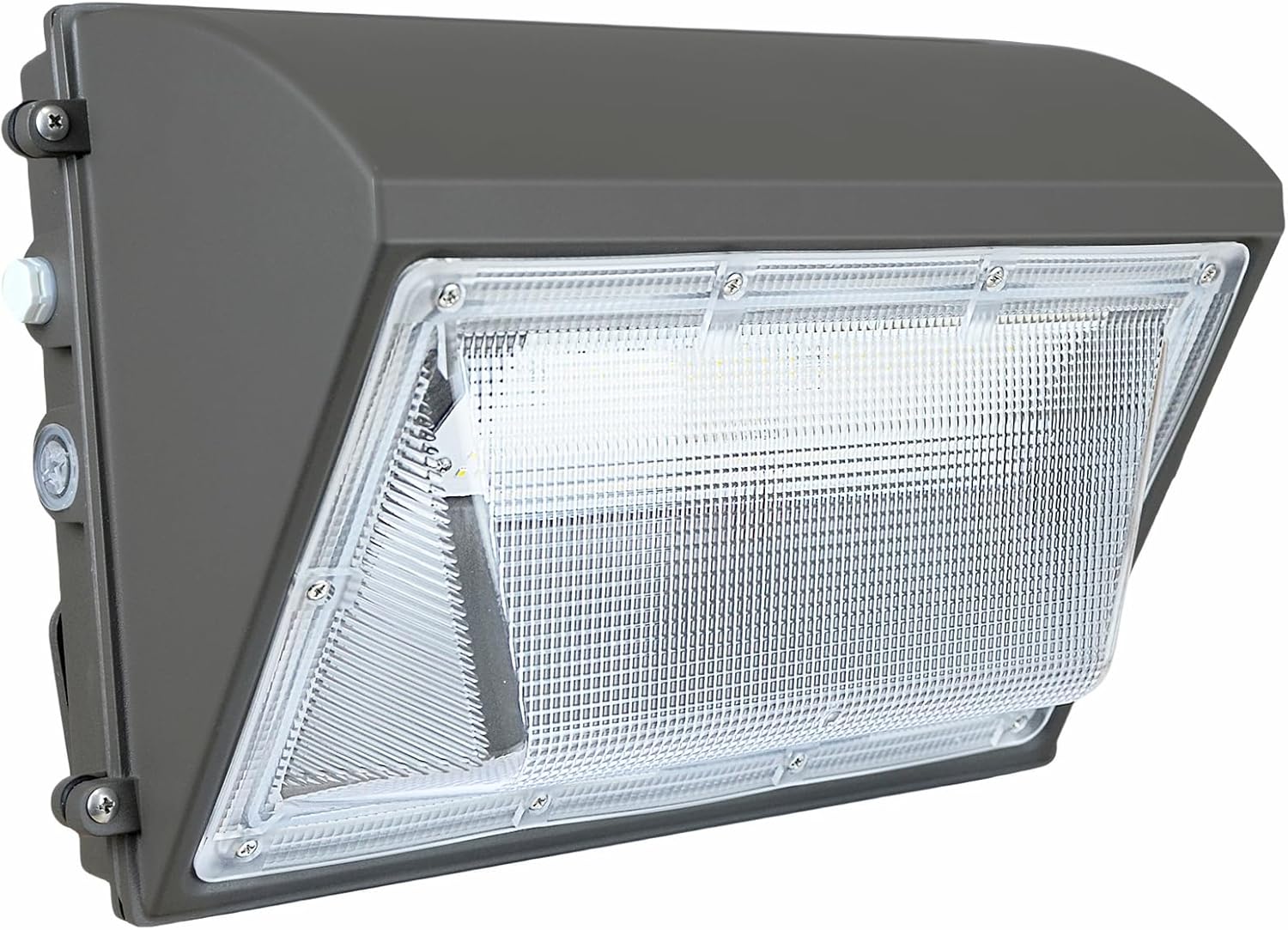 125W LED Wall Pack Light with Dusk-to-Dawn Photocell,16250 lumens,5000K Commercial Lighting,IP65 Waterproof Wall Pack Lights Outdoor LED for Parking Lot,Warehouse,Yard AC120-277V