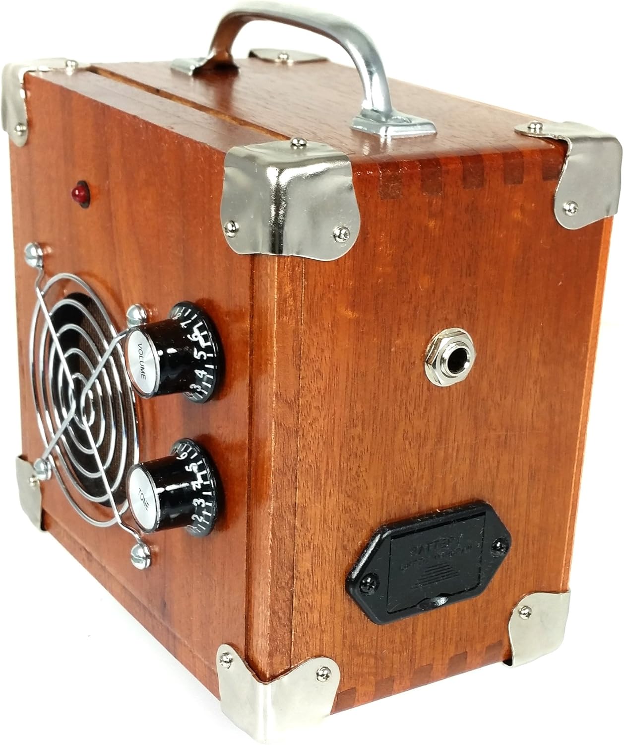 Beautiful 2.5-watt Solid Wood Cigar Box Guitar Amplifier (#5)