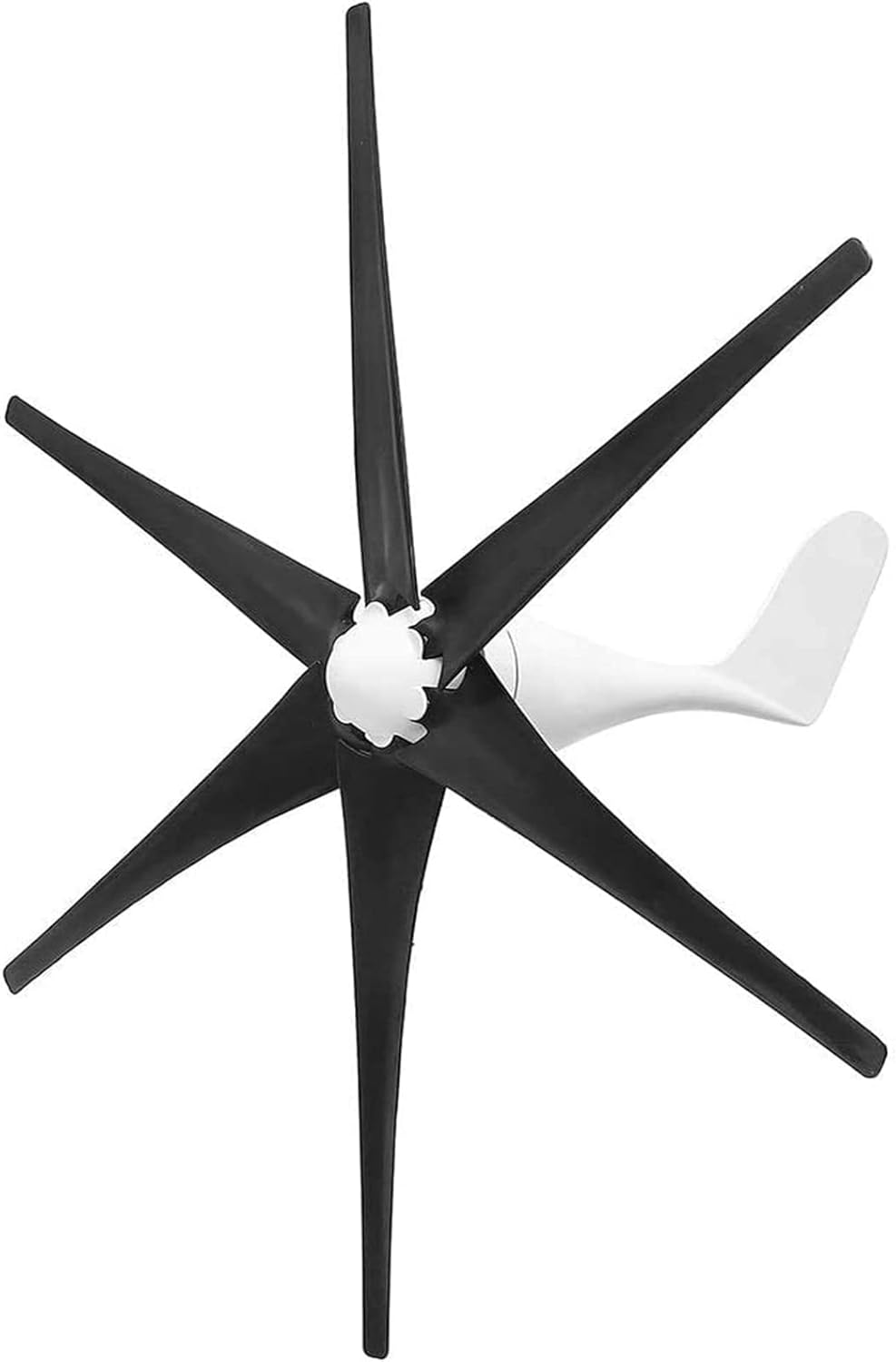 12v, 6 Blades Wind Turbine Generator Kit,14000W Portable Vertical Wind Power Turbine Generator Kit with Controller for Home Use (12V 24V 48V,Black)