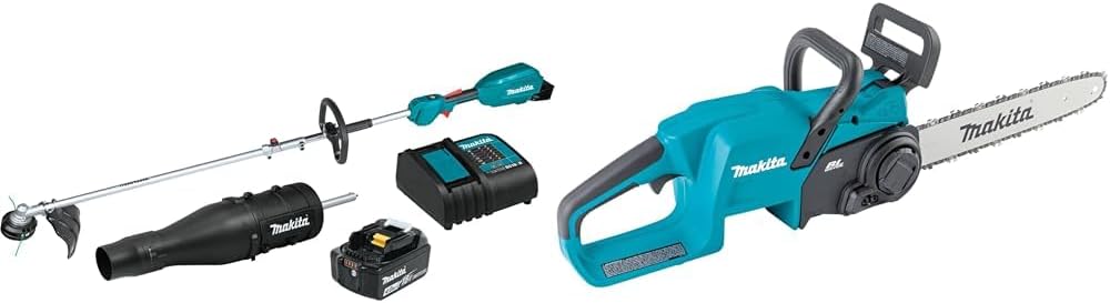 Makita XUX02SM1X3 18V LXT® Lithium-Ion Brushless Cordless Couple Shaft Power Head Kit w/ 13