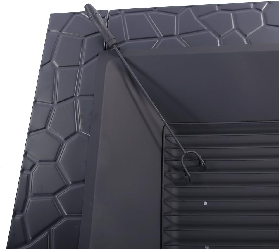 Fire Pit,Portable Courtyard Metal Fire Bowl quare Table Backyard Patio Garden Stove Wood Burning Fire Pit with Spark Screen, Log Poker and Cover