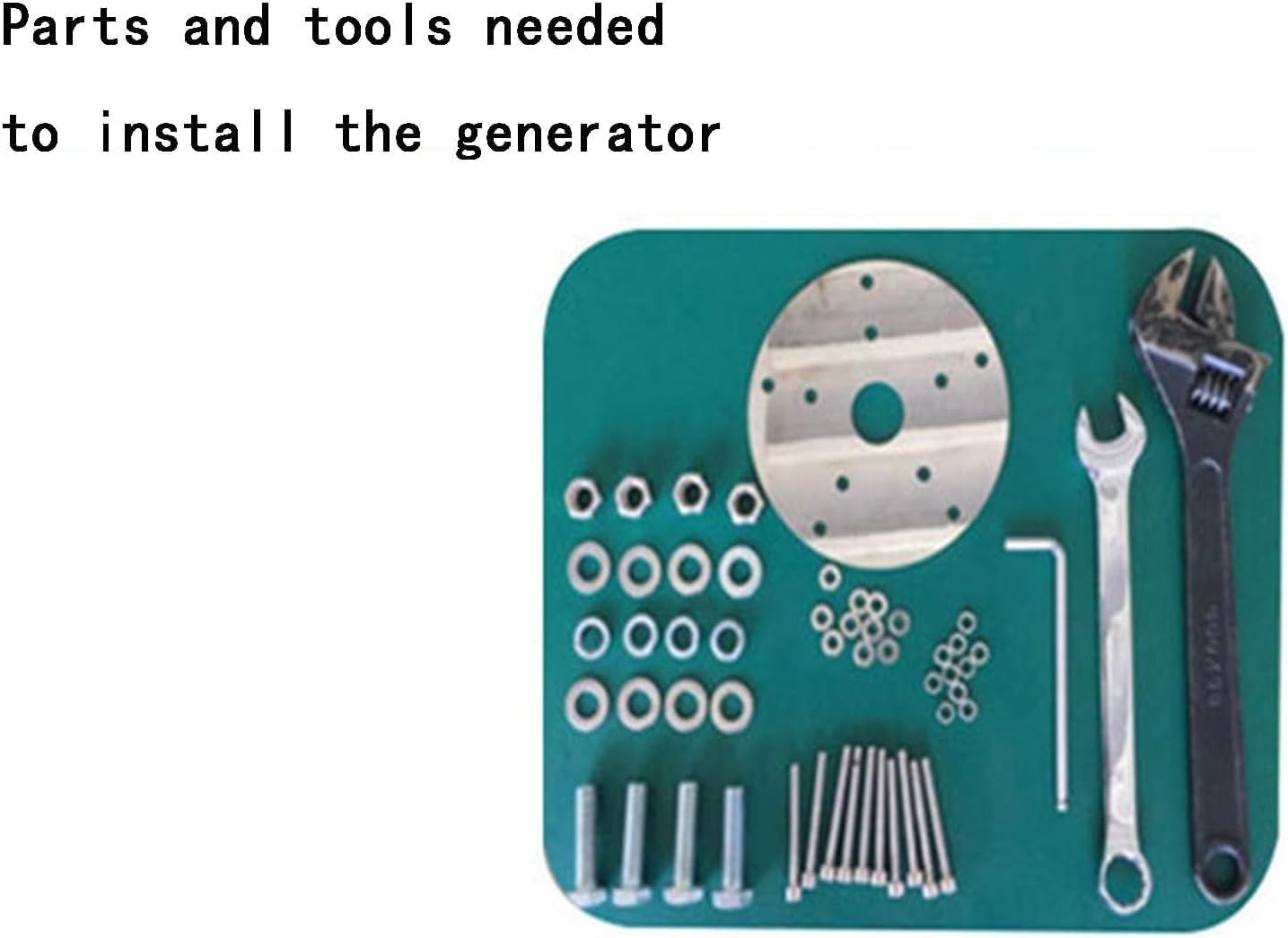 CAJUCA Vertical Axis Wind Turbine Kit 3000W 5 Blades Home Low Noise Wind Turbine with Hybrid Controller Breeze Start