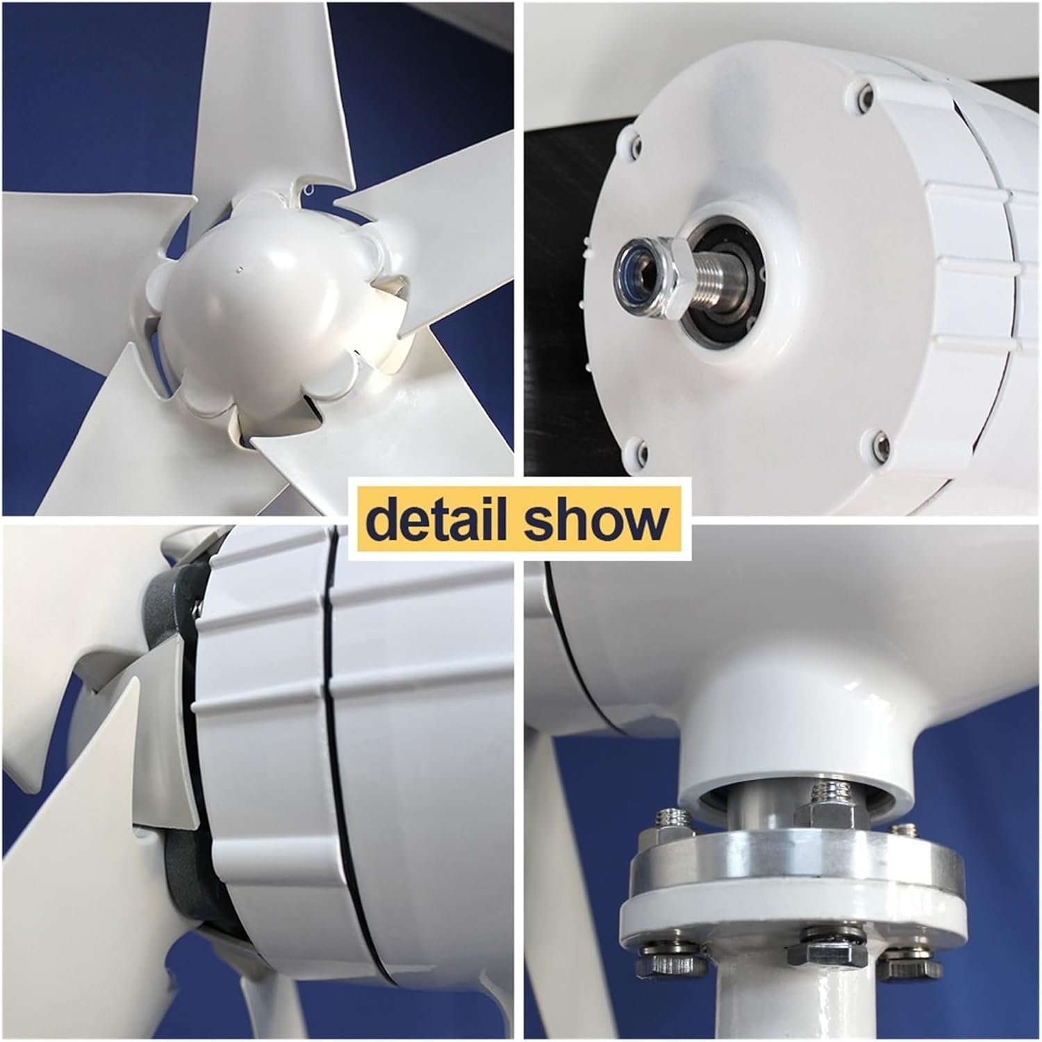 1000W Wind Turbine Generator with MPPT/Charge Controller 12V 24V 48V Windmill Alternative Energy Generator Home Use Low Starting Speed for Home(MPPT Wind Controller,24V)