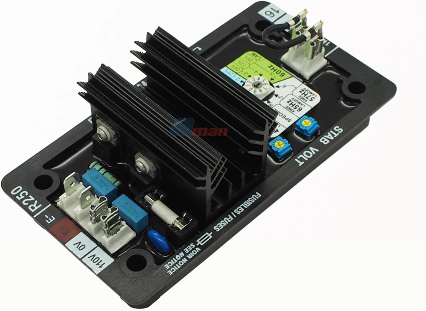 Wind Generator, R250 AVR Generator Automatic Voltage Regulator for Generators,for Home, Farm, RVs, Boats(R731)