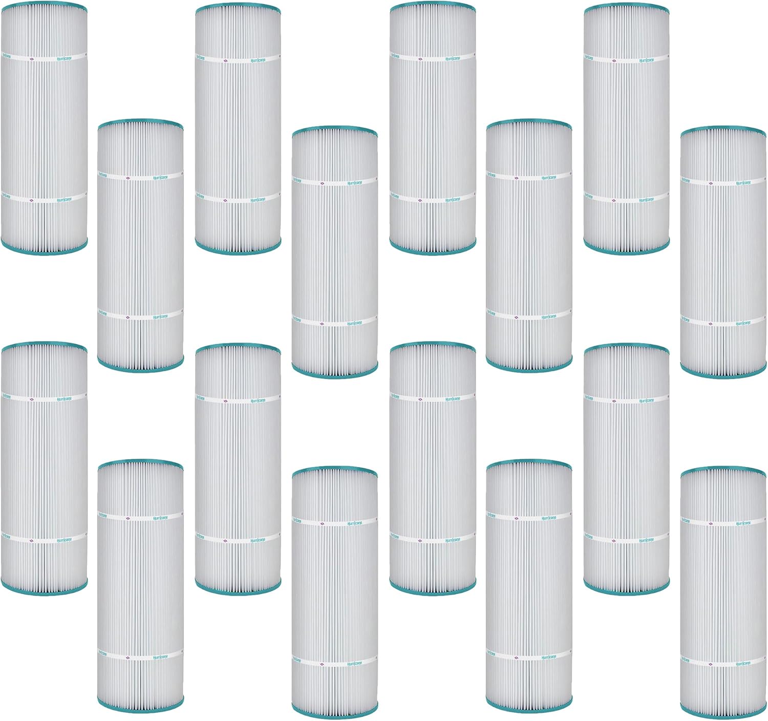 Hurricane Filters 16 Pack HF7470-04 Advanced Pool Filter Cartridge - Replacement for PCC80, Unicel C-7470, Filbur FC-1976, Pentair Clean & Clear 320