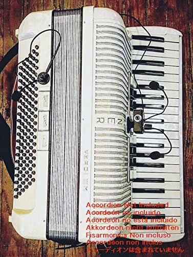 The Grip Plus 6 with Bass Extension Accordion Bass and Treble Microphone System by Myers Pickups