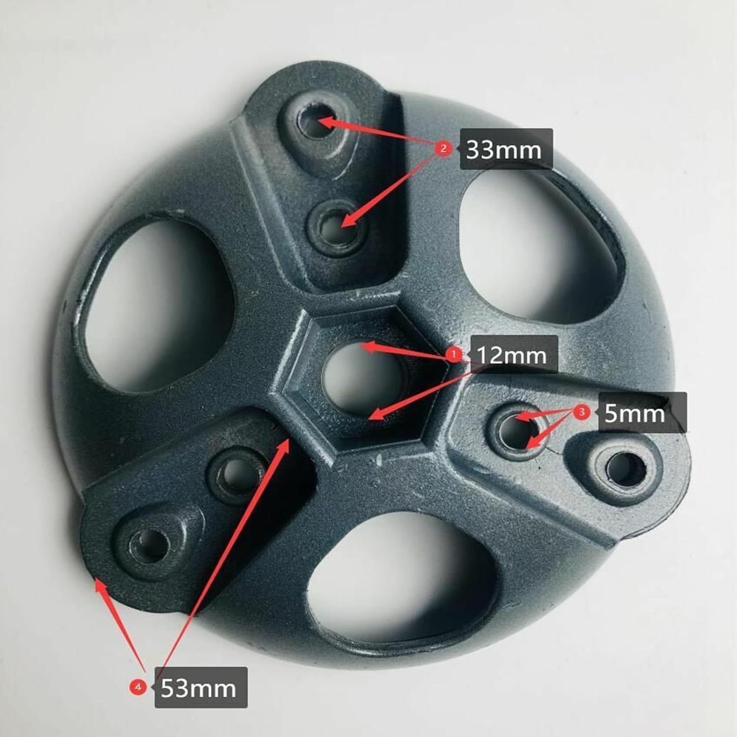 Wind Turbine Blades DIY Wind Turbine Accessories 100W~1000W Small Windmill Accessories Suitable for 3/5/6 Blade Horizontal Wind Turbine Power Generation (Color : 6 Leaves)