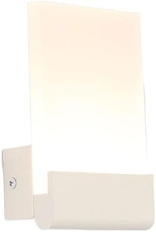 Modern Black Wall Sconce LED Wall Lamps 6W Rectangle Wall Light Fixtures 1-Light Bedroom Bedside Wall Lantern for Living Room Hotel Hallway Corridor White Light 6000K-6500K