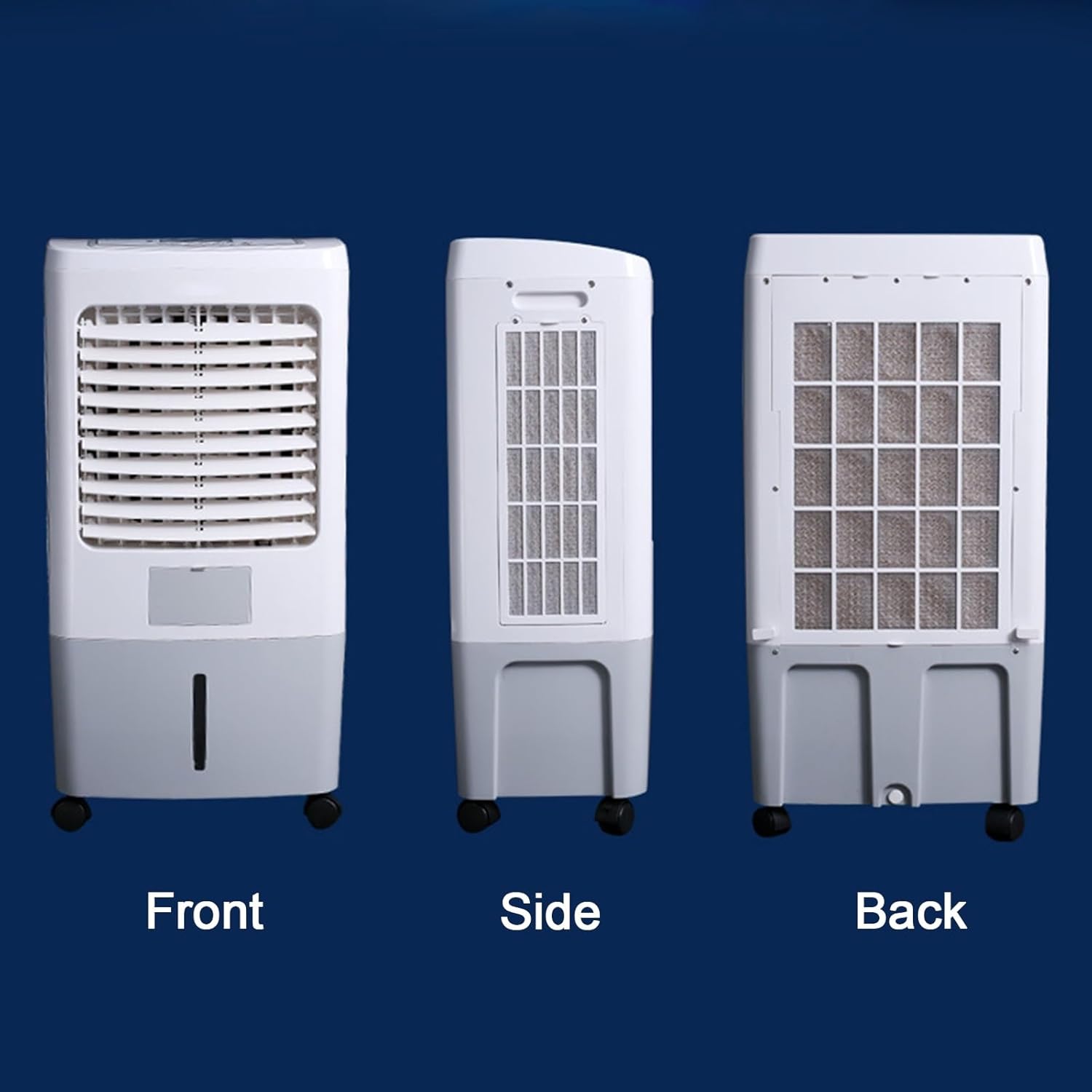 Swamp Cooler with 7.5h Timer, Portable Air Conditioner, 4500cfm Evaporative Air Cooler w/ 10.5 Gal Water Tank, for Backyard, Garage, Patio, Indoor