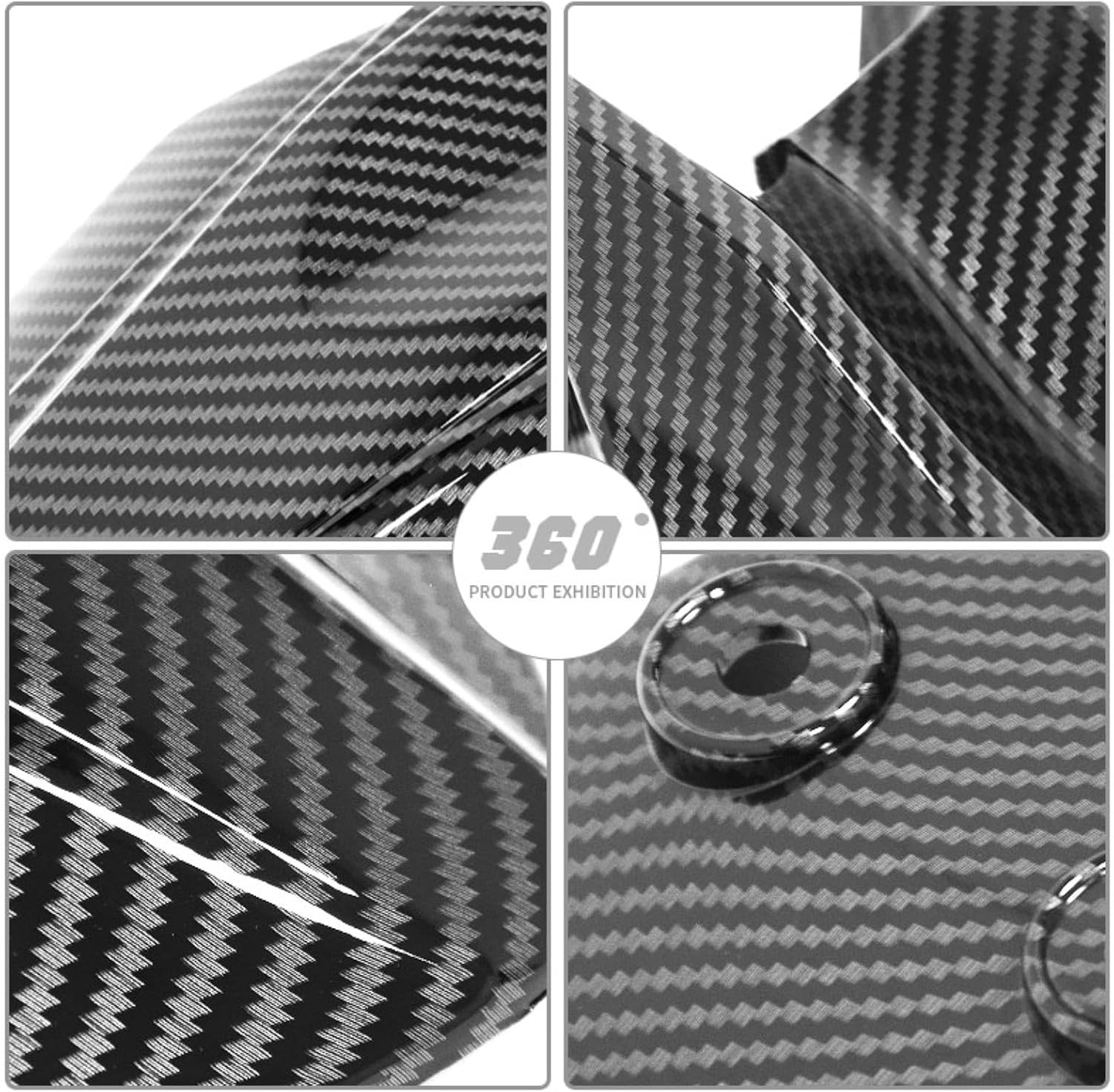 Front Fenders for Surron Ultra Bee, Water Transfer Carbon Fiber Pattern Mudguard Sur Ron Parts Off-Road Dirtbike Original Motorcycle Accessories (Water Transfer Glossy)