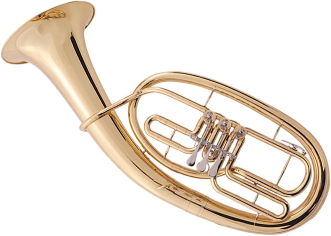 Euphonium Tuba Musical Instrument Bass Horn B Flat Brass Euphonium All-brass Instrument
