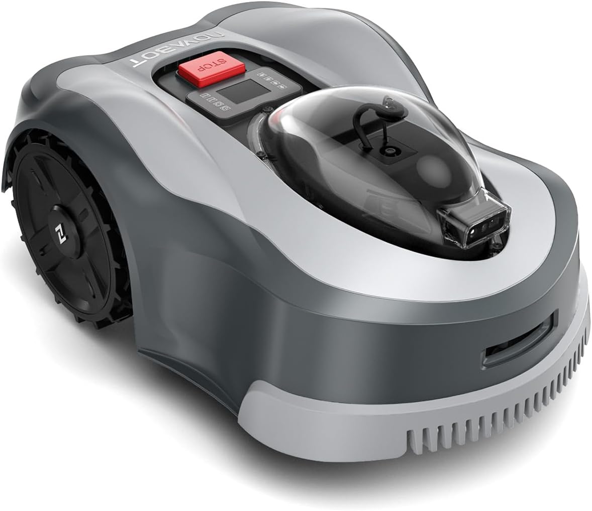 Robot Lawn Mower N2000 Perimeter Wire Free RTK,TOF,Vision Robotic Lawnmower 1.5 Acres,AI Assisted Mapping,Virtual Boundary,Multi Zone Management,APP Control,Cut Height 0.8