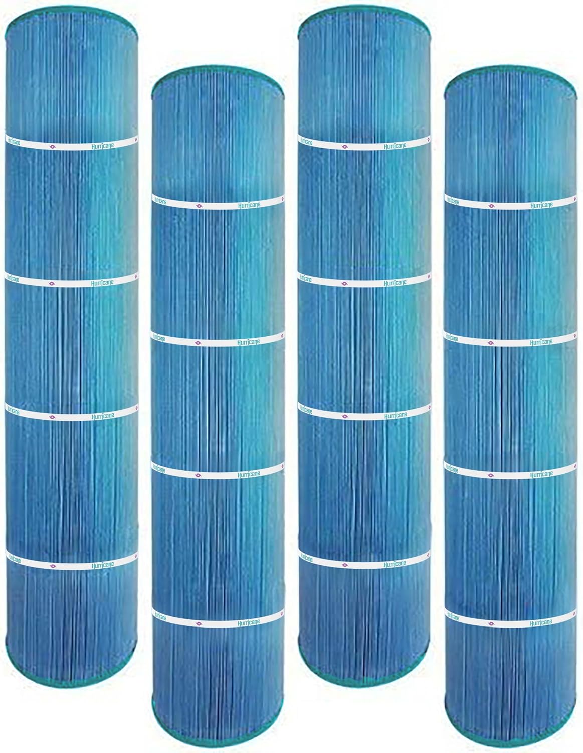 Hurricane 4 Pack HF7494-04M Elite Aseptic Pool Filter Cartridge - Replacement for PA131, Unicel C-7494, Filbur FC-1227, Hayward SwimClear C5030, C5025, C5020