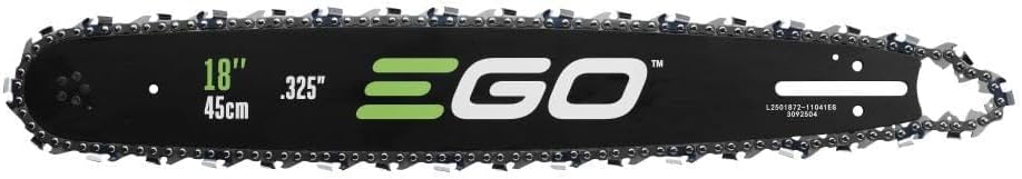 EGO Power+ AK1835 Commercial 18” Chain Saw Bar and Chain Kit for CSX5000 Commercial Chainsaw