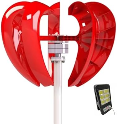 1200W Vertical Axis Wind Turbine with Controller - 12V/24V/48V Permanent Magnet Synchronous Generator for Home Hybrid Wind & Solar Power System - Eco-Friendly Energy Solution