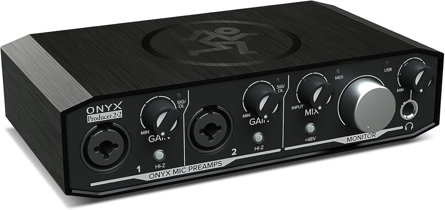 Mackie Onyx Producer Audio Interface For Zoom Video Conference Live Streaming
