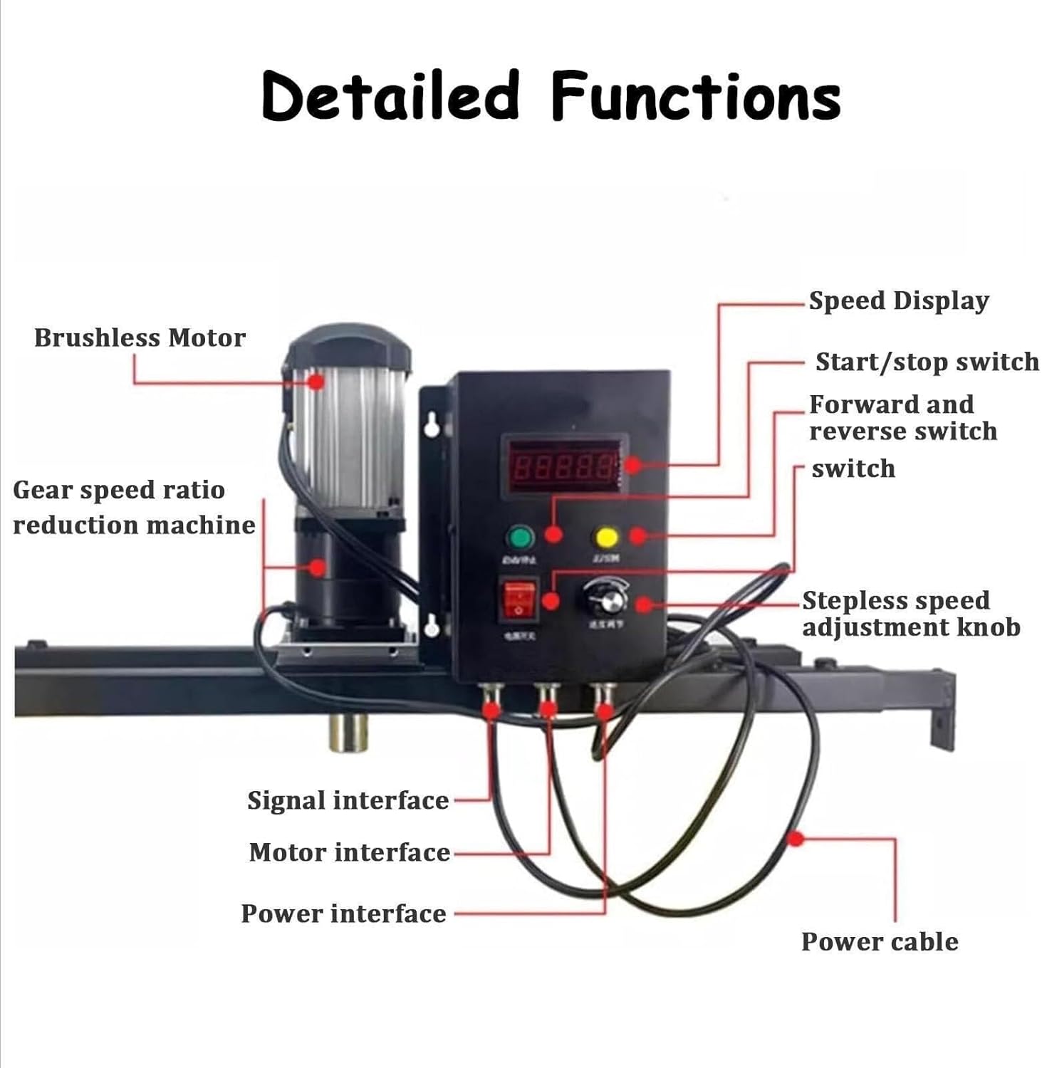 Commercial Barrel Drum Stirrer,980W Electric Tank Mixer Machine,Paint Mixer,Folding Propeller,for Ink Dissolver Agitator