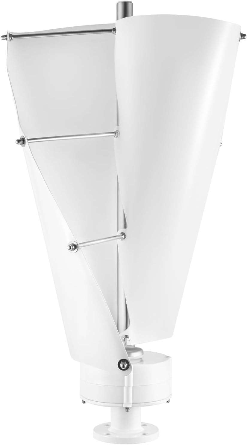 Bacocoo 100W 12V Vertical Wind Turbine, ilent Wind Power Generator with Smart Controller, Wind Turbine Wind Turbine Power Generation for Home Use.
