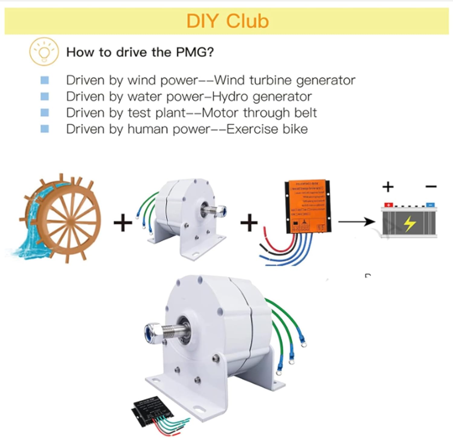 Low RPM 500R/Min 12000W 110V/220V Small Permanent Magnet Generator Ac Alternator for DIY Your Own Horizontal Wind Turbine