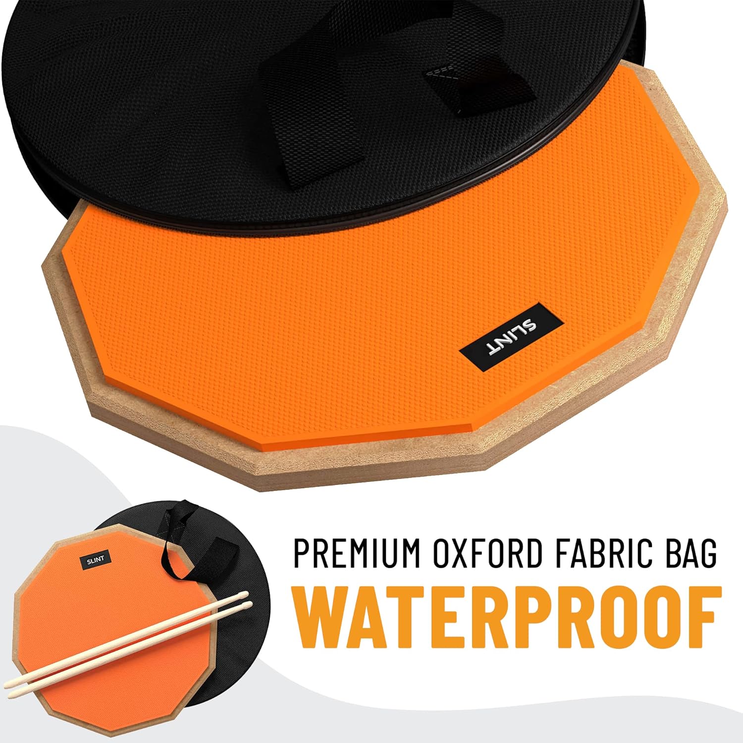 SLINT Drum Practice Pad Set – 12