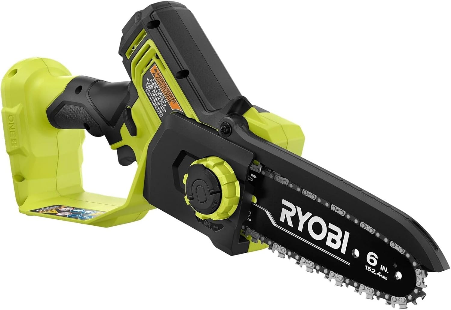 Ryobi ONE+ HP 18V Brushless 6 in. Battery Compact Pruning Mini Chainsaw (TOOL ONLY- battery and charger NOT INCLUDED)