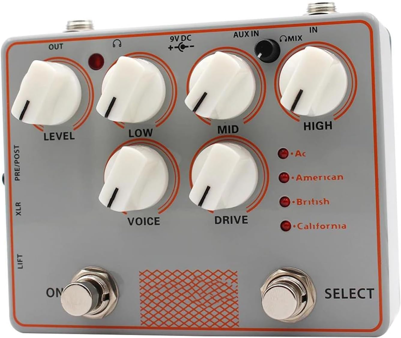 Professional Guitar Effects Pedals 4 In 1 Speaker Amplifier With Simulated Guitar Effects