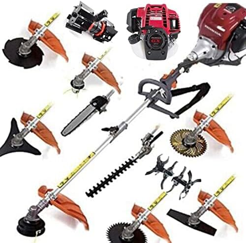 GX50 Powerful 12 in 1 Hedge Trimmer 4troke Pole Saw Petrol String Trimmer Lawnmower rototiller