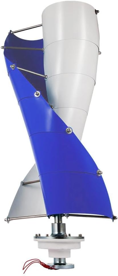 12V-220V Vertical Axis Wind Turbine Generator,10000W Home Wind Turbine System with Controller & 2 Blades Wind Power Equipment