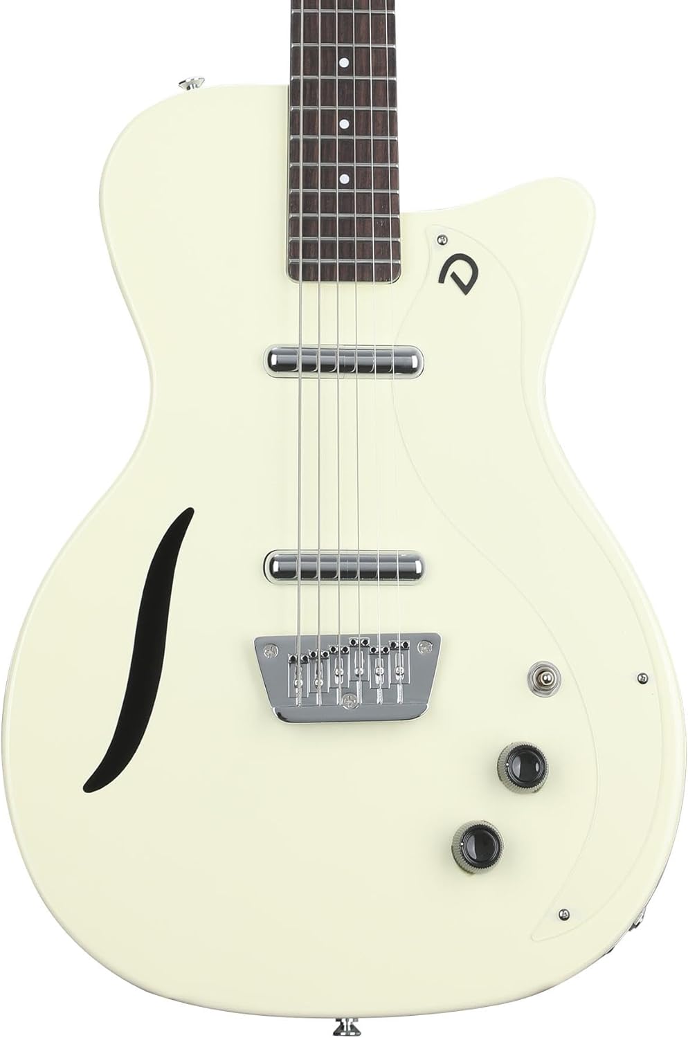 Danelectro Vintage Baritone Electric Guitar - Vintage White