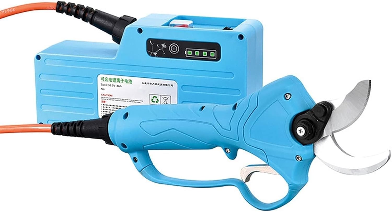 36V 4Ah Electric Pruner 1080W Lithium-ion Pruning Shears, 40mm Cutting, Bonsai & Tree Branch Cutter