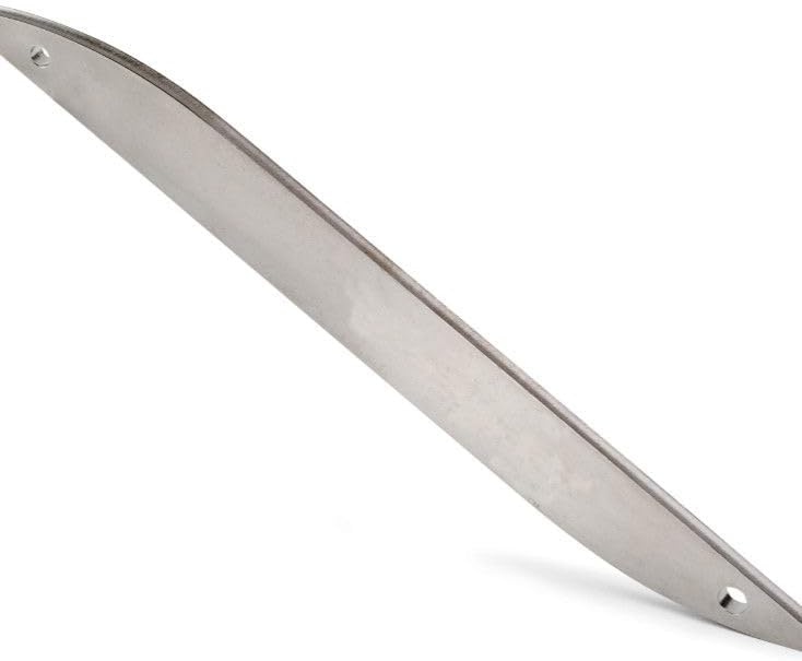 Guitar Fret Crowning File, Diamond Fret Tool: Offset Dual-Width 300-Grit | Steel Construction | Medium/Jumbo Fretwire Surface Shaping for Precision Neck Setup and Fret Dressing