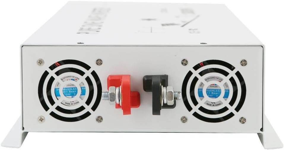 WZRELB 4000W 24V 120V Off Grid DC to AC Voltage Converter Home Power Supply Pure Sine Wave Solar Power Car Inverter Generator