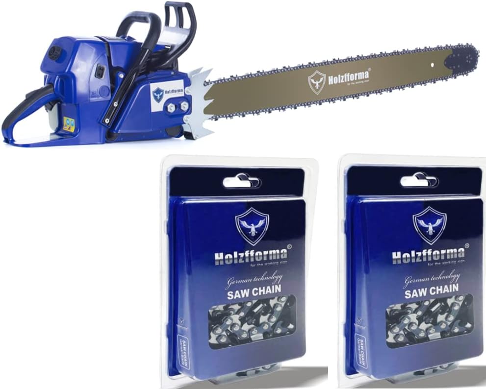 Holzfforma G660 Chainsaw Power Head Normal Handle Bar With 52inch 3/8” .063” 156DL Guide Bar Standard Ripping Skip Chain Combo For MS660