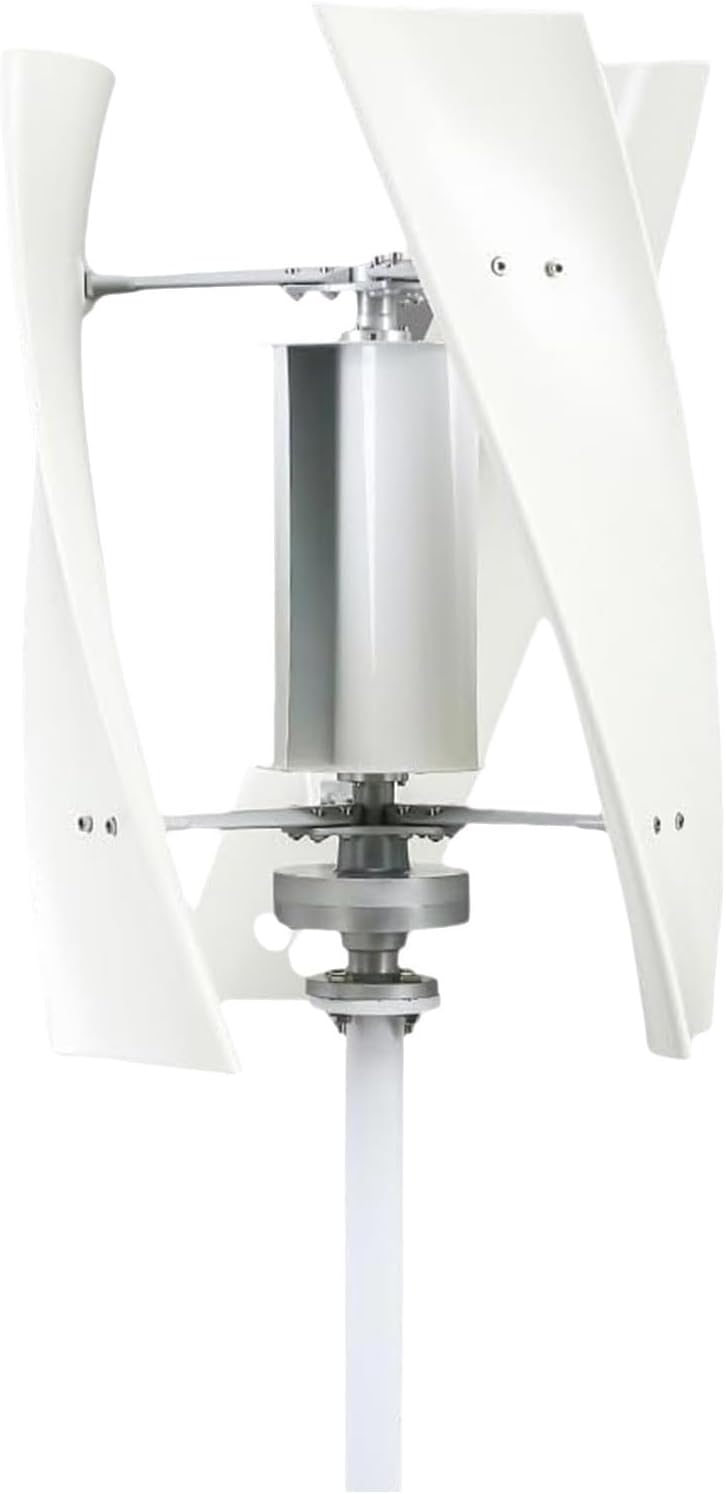 6kW Vertical Wind Turbine - Eco-Friendly 3-Phase Permanent Magnet Motor for Home & Business, Renewable Energy Windmill, 24V Green Power Solution, Sustainable Energy Generation